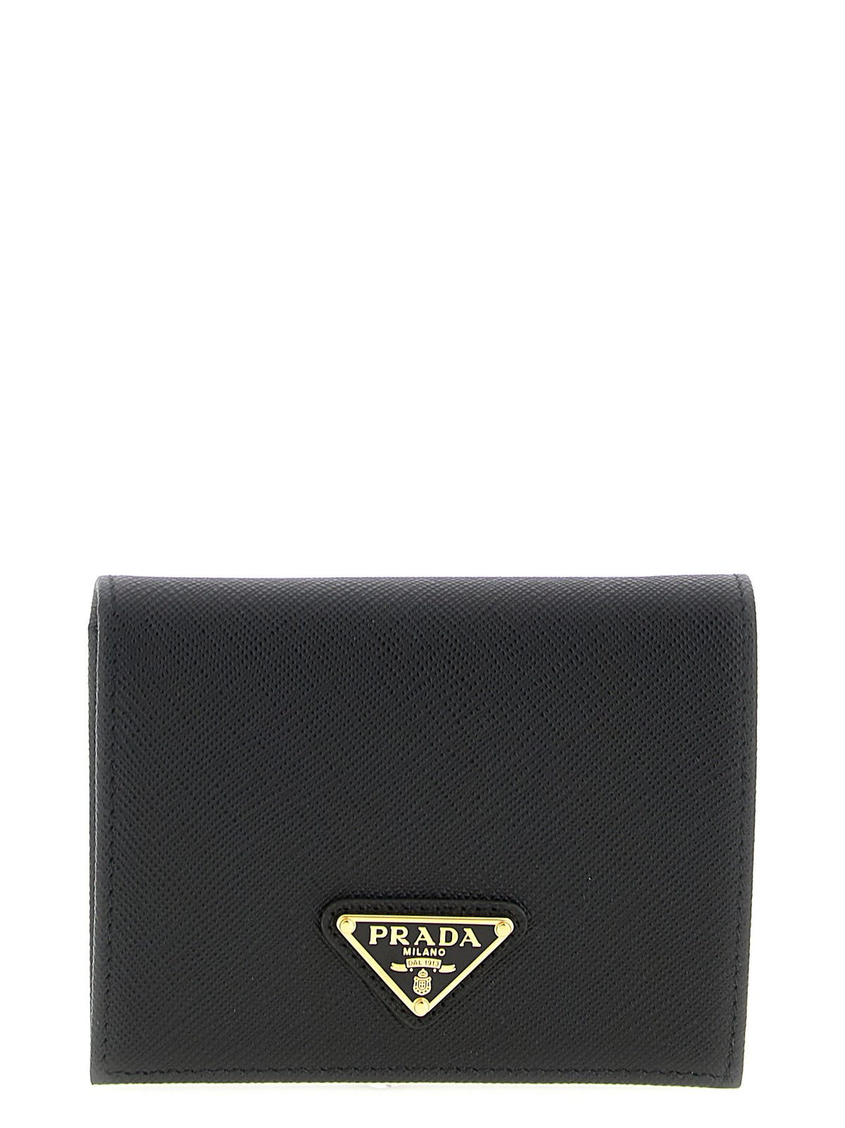 Prada Logo Leather Wallet