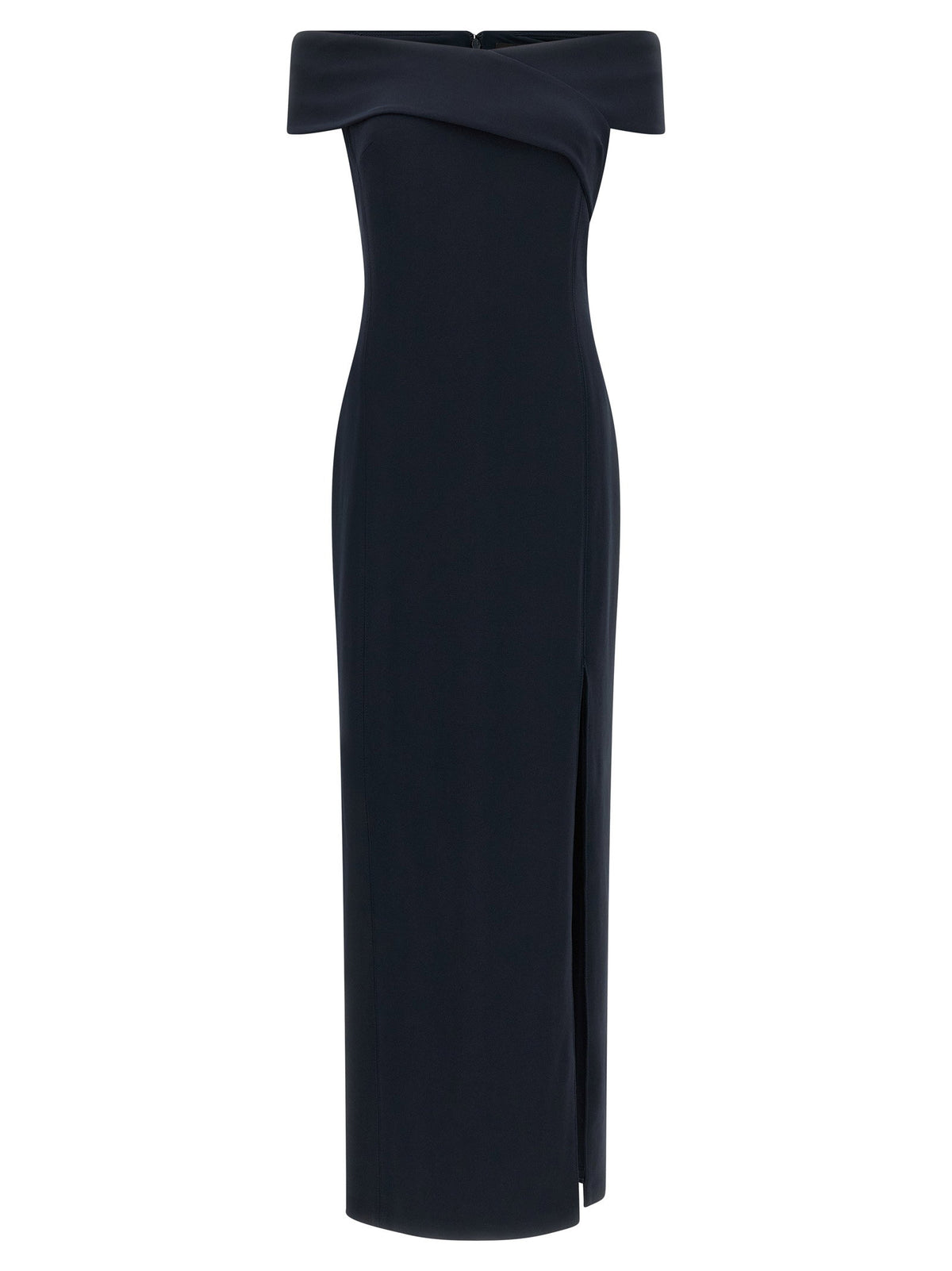 Lauren Ralph Lauren Long Dress With Crossed Neckline