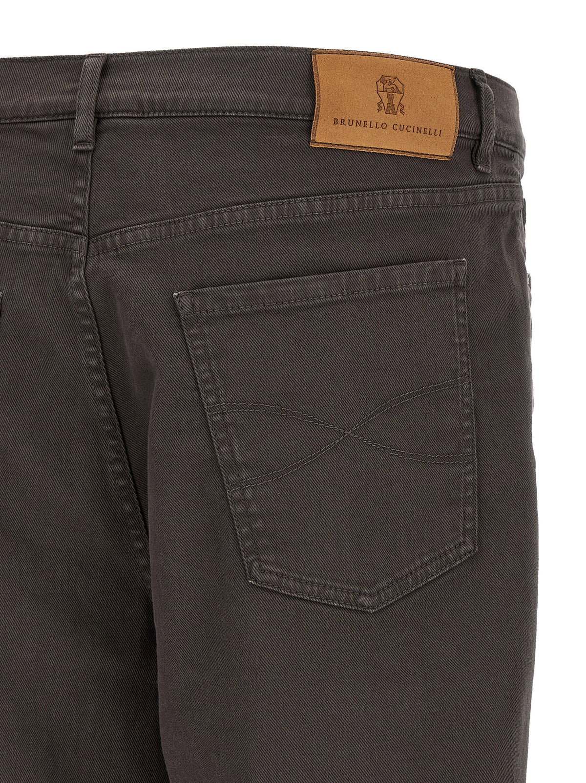 Brunello Cucinelli Garment-dyed Denim Jeans