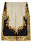Versace Coral Theatre Print Bermuda Shorts