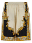 Versace Coral Theatre Print Bermuda Shorts