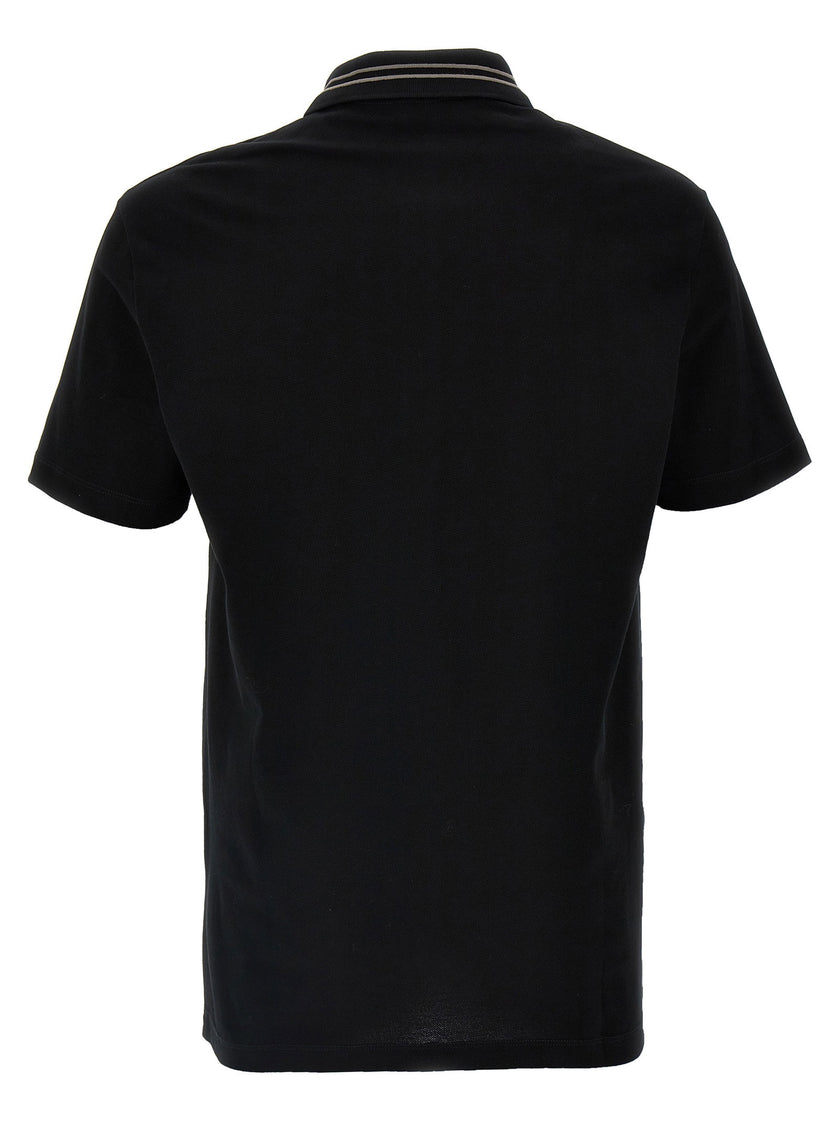 Versace Medusa Embroidery Polo Shirt