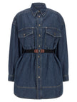 Versace Chambray Denim Dress