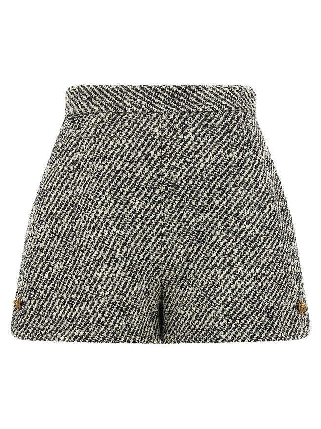 Versace Bouclé Wool Shorts