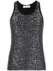 Fabiana Filippi Sequin tank top