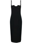 Blumarine Rhinestones embellished mini dress
