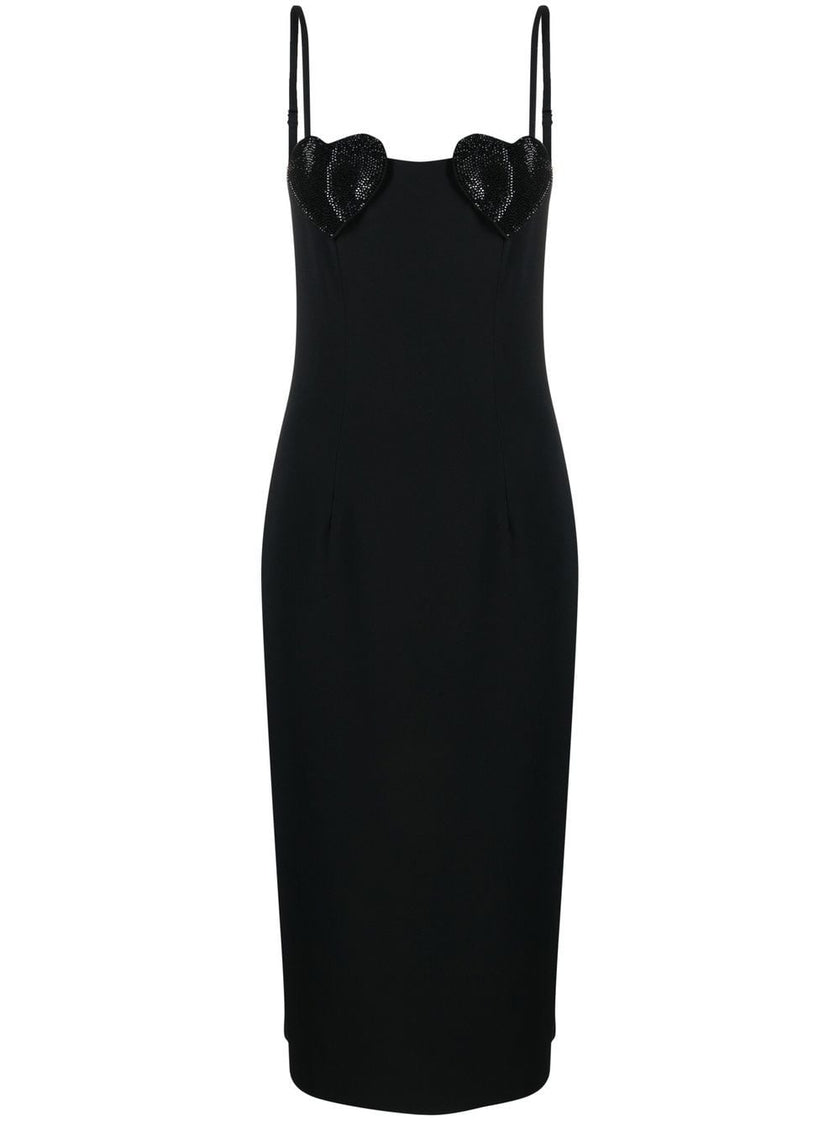 Blumarine Rhinestones embellished mini dress