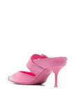 Alexander McQueen 75mm Metallic toe-cap Detail Mules