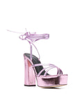 Giuseppe Zanotti Metallic 125mm platform sandals