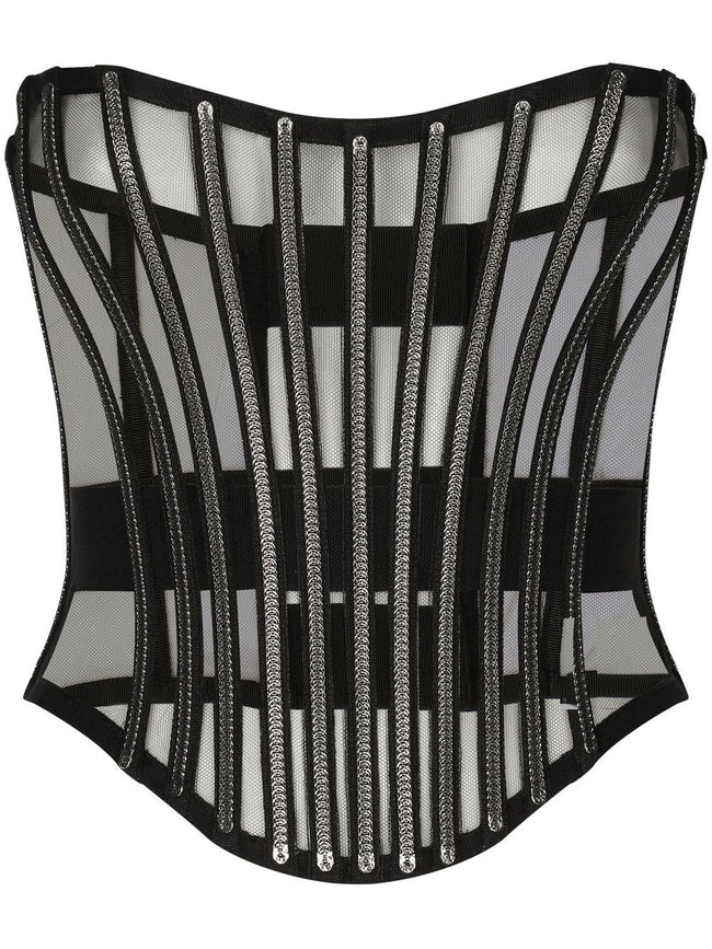 Dolce & Gabbana Tulle corset belt with boning