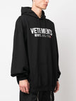 Vetements Logo cotton hoodie