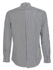 E.L.V. Denim Contrast striped cotton shirt