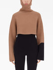 Ferragamo Cashmere cropped hoodie