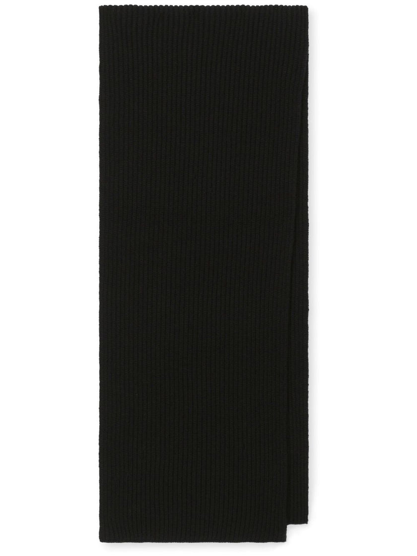 Dolce & Gabbana Fisherman’s rib cashmere scarf with DG logo