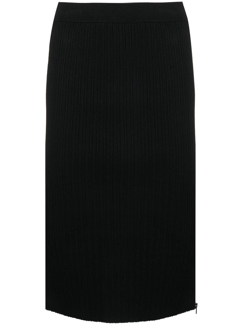 Tom Ford Zipped ribbed silk skirt