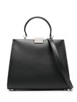 Armarium logo-plaque leather tote bag
