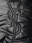 Saint Laurent Cassandre logo-embossed hooded raincoat