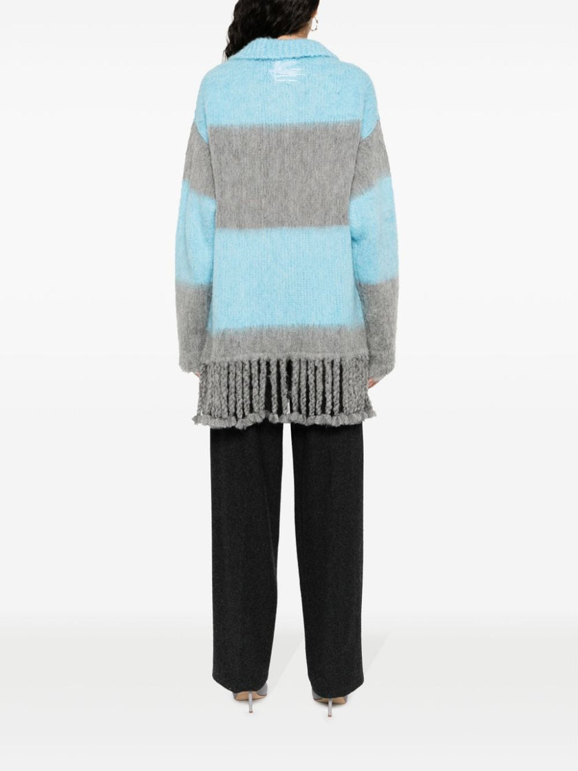 Etro Fringed-edge sweater minidress