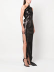 Rick Owens Embroidered denim long dress