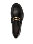 Lanvin Black Medley Leather Loafers