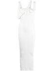 The Attico Ribbed jersey midi dress - Runway