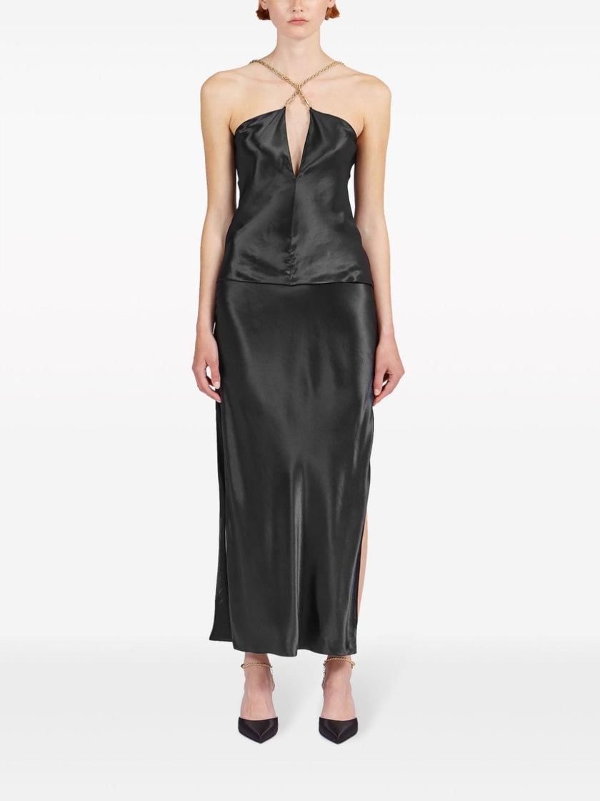 Ferragamo Satin sleeveless top