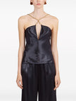 Ferragamo Satin sleeveless top