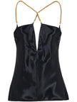 Ferragamo Satin sleeveless top