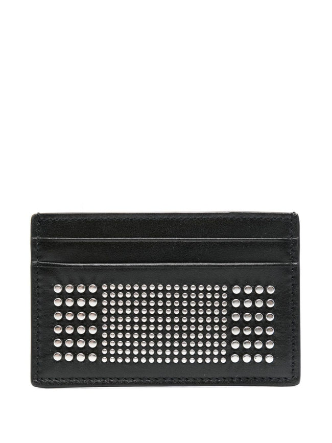 Alexander McQueen Studded leather card case