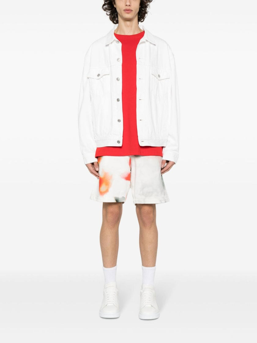 Alexander McQueen Tie-dye bermuda shorts