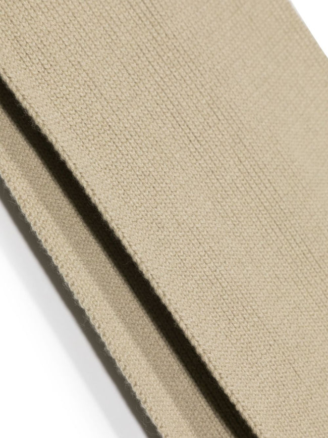 Burberry EKD-embroidered cashmere scarf