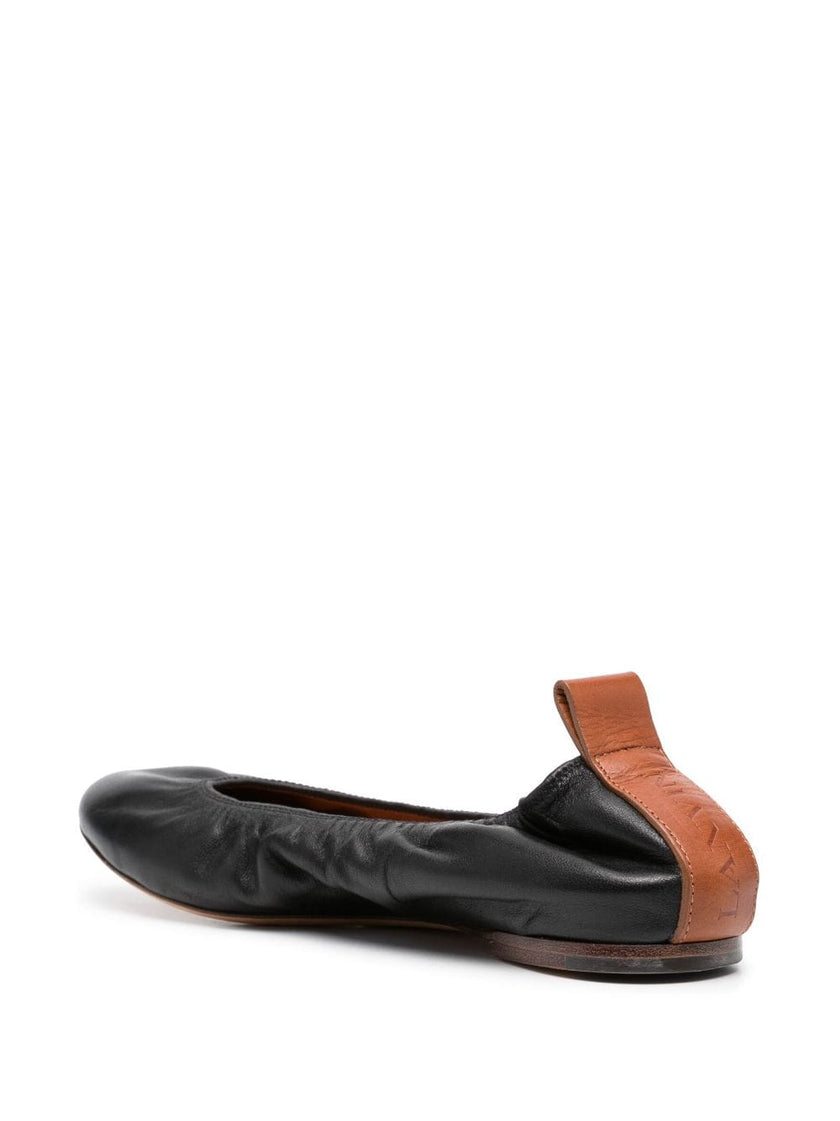 Lanvin Leather Ballerina Shoes