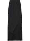 Balenciaga slit tailored maxi skirt