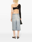 Courreges Pre Denim midi skirt