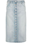 Courreges Pre Denim midi skirt