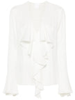 Givenchy Silk ruffled blouse