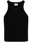 Vetements Logo cotton tank top