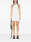 Courreges Pre Buckle contrast short dress