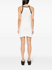 Courreges Pre Buckle contrast short dress