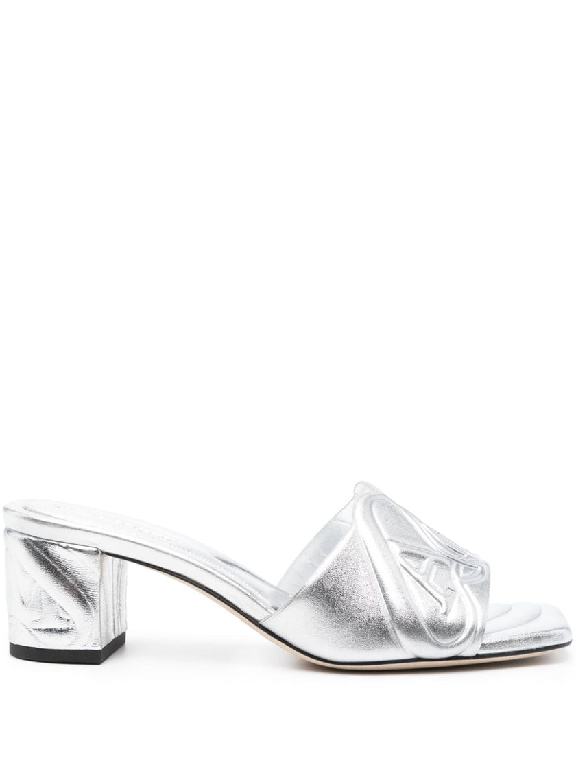 Alexander McQueen 60mm Seal Mules