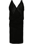 Saint Laurent V-necked mini dress