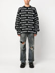 Balenciaga logo sweater