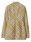 Burberry checked tailored single-breasted blazer