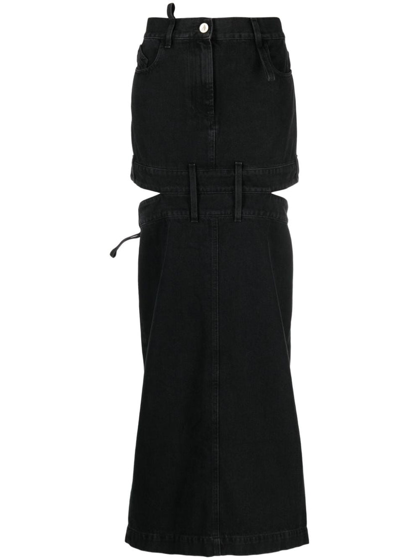 The Attico Denim skirt