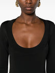Saint Laurent Décolleté Mini Dress