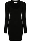Saint Laurent Décolleté Mini Dress