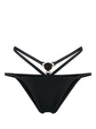 Versace Medusa-plaque strappy bikini bottoms