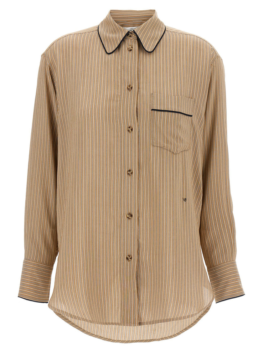 Victoria Beckham Piping Detail Pyjama Shirt