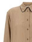 Victoria Beckham Piping Detail Pyjama Shirt