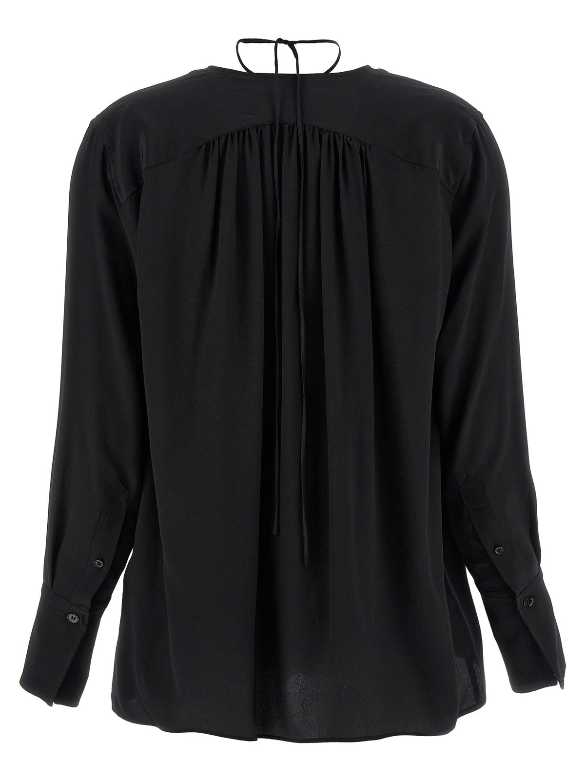 Victoria Beckham Gather Detail Tie Blouse